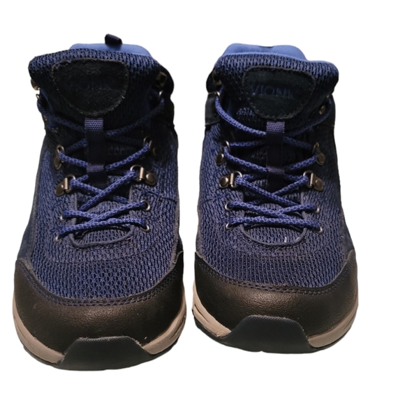 Vionic Cypress Size 8 Women's Blue Suede Mesh Water Resistant Hiking Shoes Boots - Picture 2 of 10